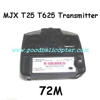 mjx-t-series-t25-t625 helicopter parts transmitter (72M) - Click Image to Close